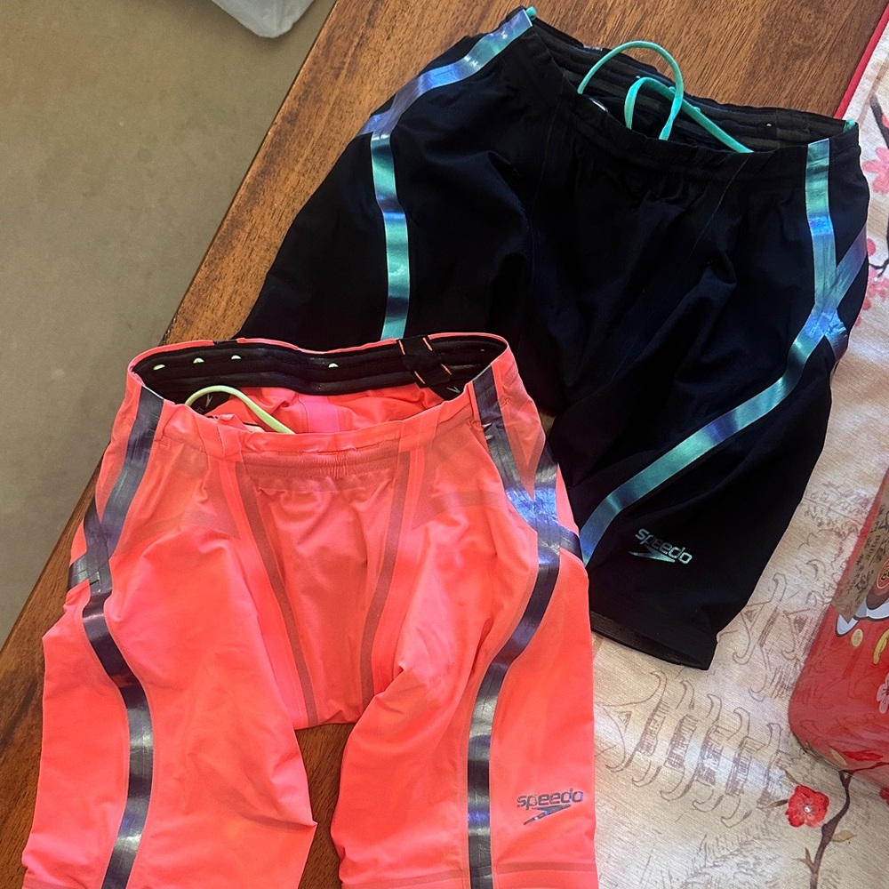 Two Speedo Fastskin LZR Racer X jammers - bundle